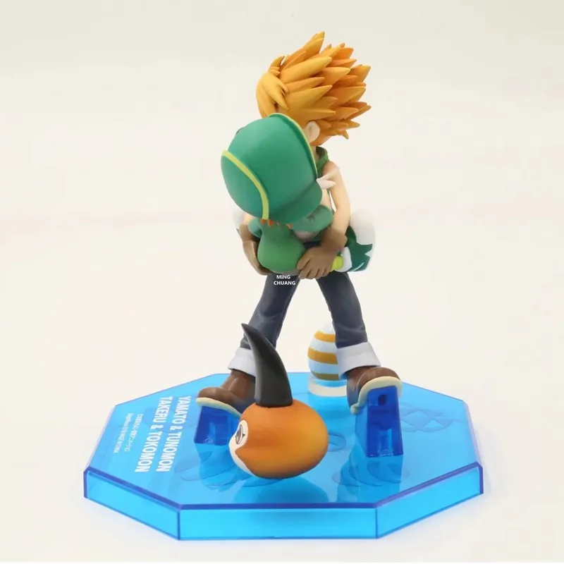 " мультфильм Digimon Adventure Yamato Punimon Takeru креативное украшение ПВХ фигурка Коллекционная модель игрушки коробка 10 см V744