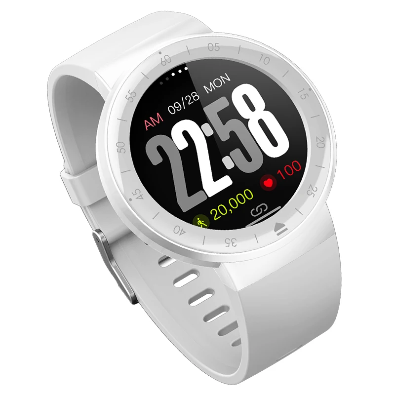 Smartwatch White MKS7 Смарт часы Полный Экран Сенсорный Водонепроницаемый Smartwatch Bluetooth Спорт фитнес трекер женские часы мужские часы для IOS Android - Цвет: Smartwatch White