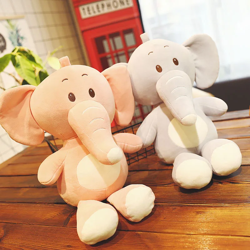 

New Style Creative Plush Toys down Cotton Soft Elephant Doll Baby Pajama Pillow Gift Customization