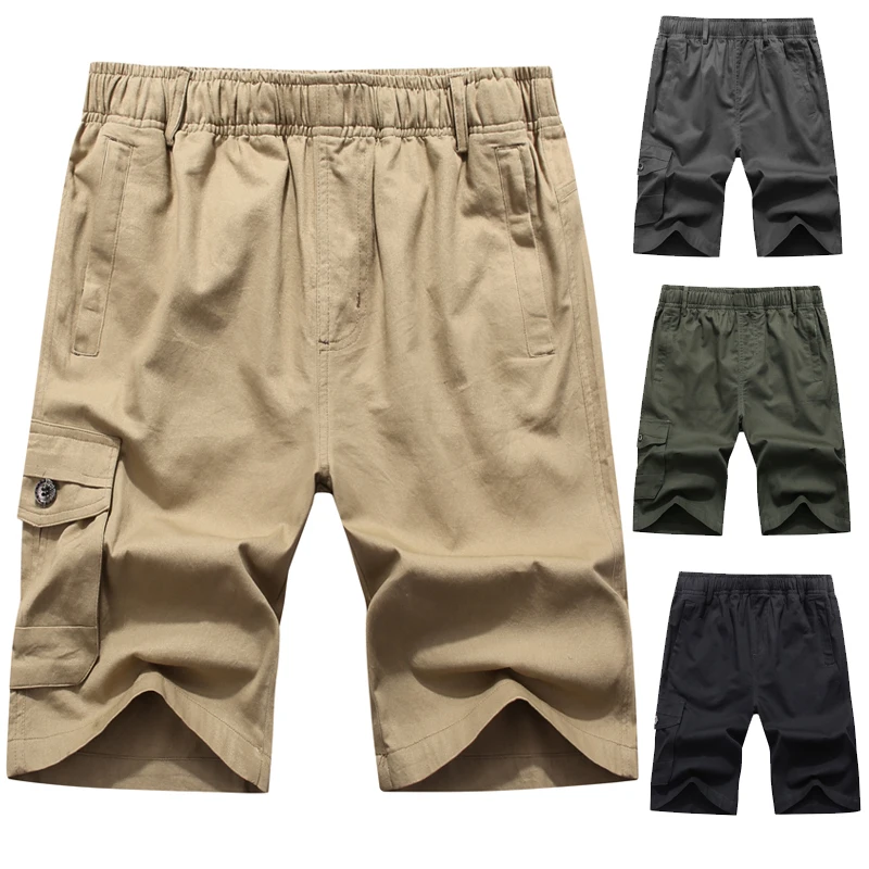 

2020 Brand New Mens Cargo Shorts Summer Army Military Tactical Shorts Men Cotton Loose Work Casual Short Pants