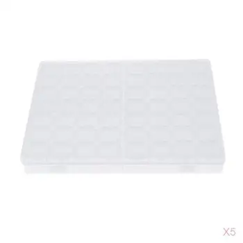 

5 Pcs 56 Grid Storage Box Beads Pill Coin Button Holder Mini Thing Container