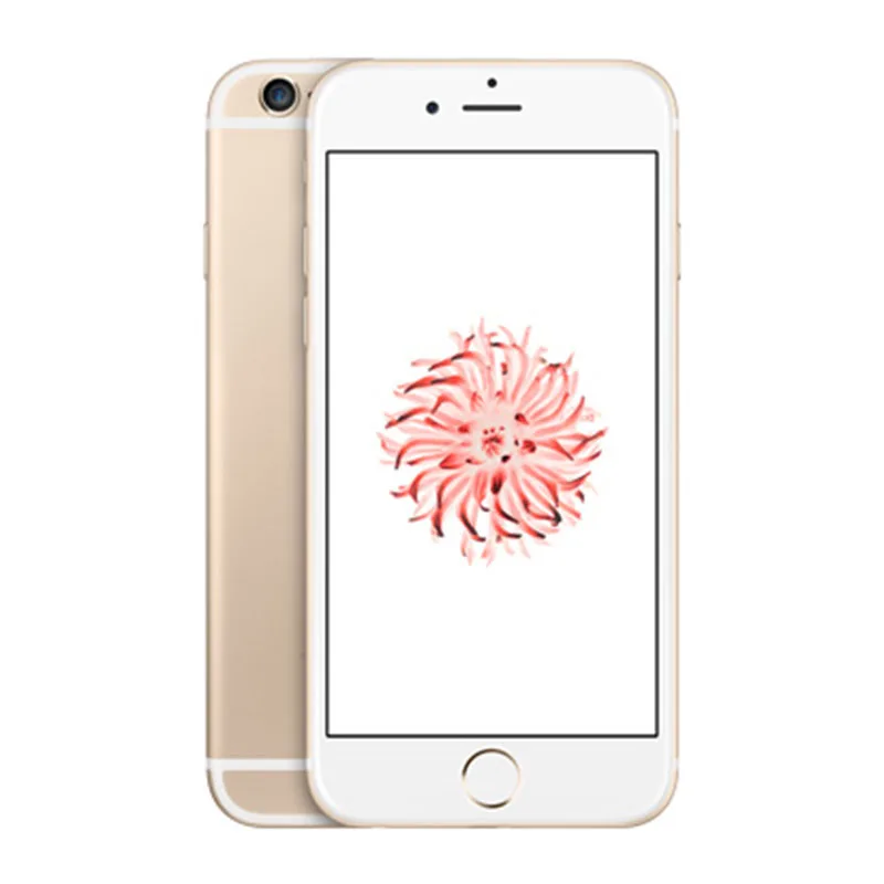 Разблокированный Apple iPhone 6, отпечаток пальца, 128 Гб ПЗУ, 4,7 дюймов, IOS, двухъядерный, 1,4 ГГц, 8,0 МП камера, 3g, WCDMA, 4G, LTE, мобильный телефон - Цвет: 128GB Gold