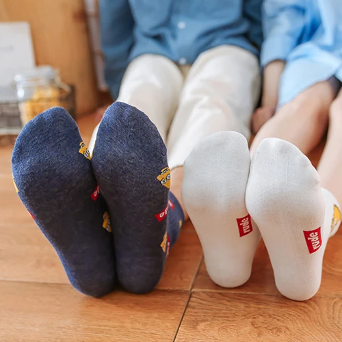 Популярные весенне-летние новые мужские носки из чесаного хлопка с дезодорантом забавные Носки с рисунком Симпсона для пары