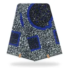 3 ярдов настоящей восковой ткани высокое качество Анкара ткань восковой печати африканская ткань tissu воск Анкара