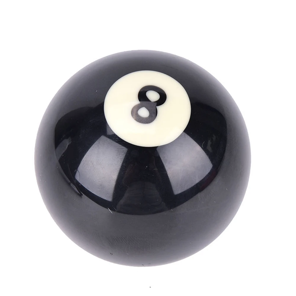 

Replacement Pool Table Beginner Indoor Black Training Resin Cue Accessories Tool Sport Number 8 Billiard Ball Normal Standard
