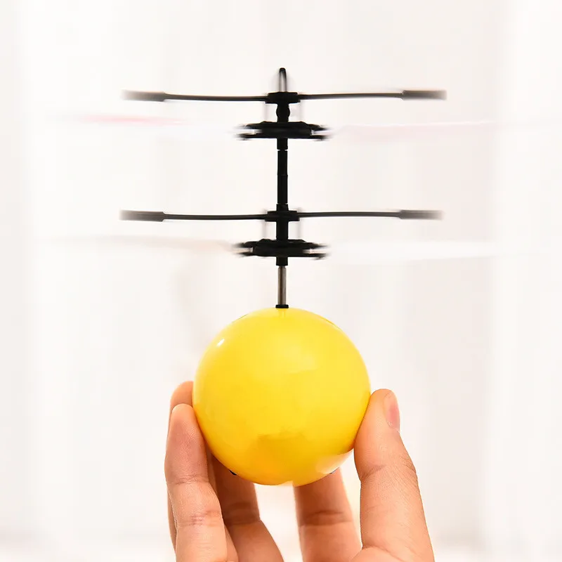Мини Eachine Дрон Ручной индукции летающий шар мимика лица Забавный Вертолет Самолет детские игрушки Санта подарок летающие игрушки