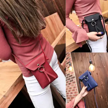 

Fashion Women Small Shoulder Bag Purse Cell Phone Pouch Mini Coin Crossbody Bag
