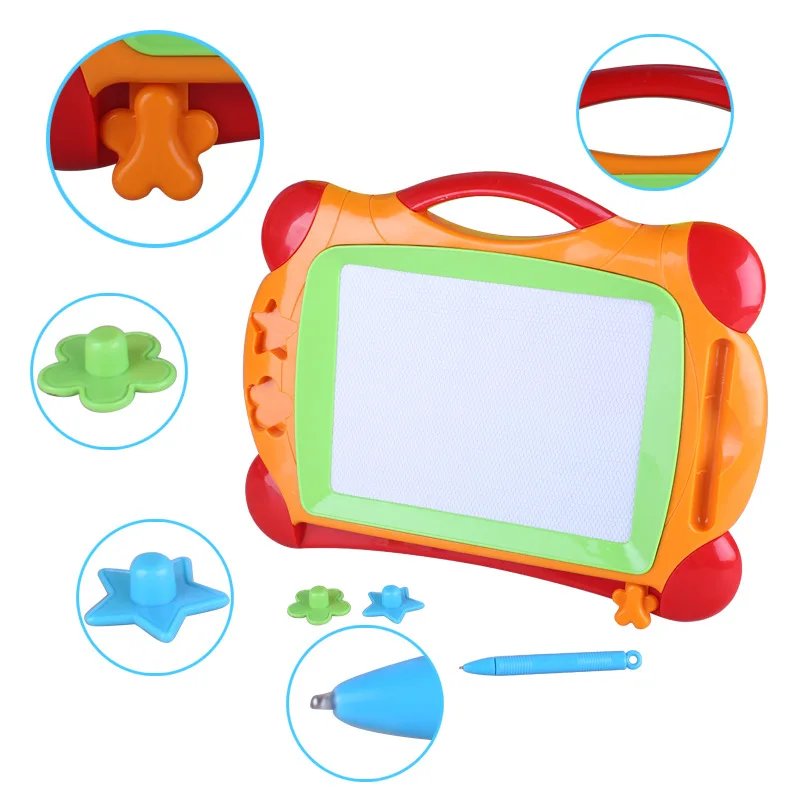 

Kiss Baby Children Magnetic Drawing Board WordPad Color Painted Children in Drawing Board Graffiti Early Childhood Educational T