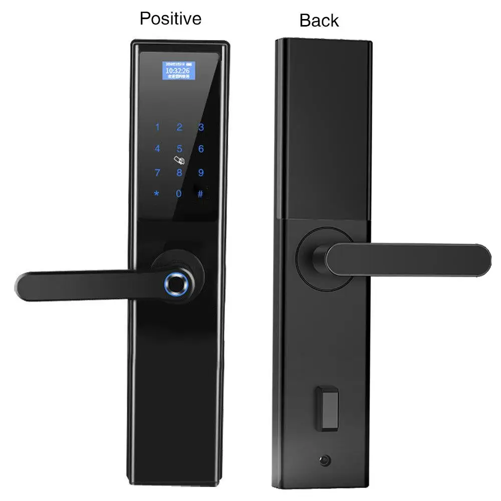 

Electric Fingerprint Lock Touch Screen Anti-Theft Biometric Locks Keyless Digital Smart Lock Universal English Phonetic Prompts