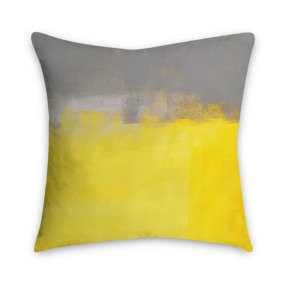 Urijk жёлтая, с геометрическим узором, с принтом подушка чехол диван автомобиля подушка покрытие домашний декор Kussenhoes Housse de Coussin подушка чехол - Цвет: H