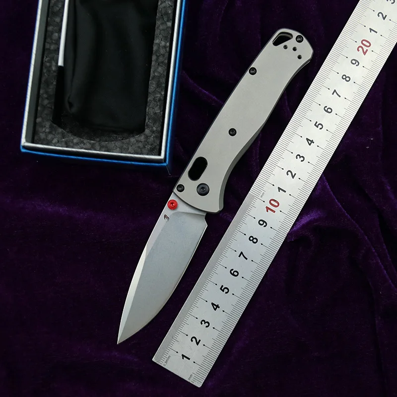 LEMIFSHE Customized 535TI 535 535bk folding knife M390 steel titanium alloy handle outdoor camping survival EDC tool kitchen | Инструменты