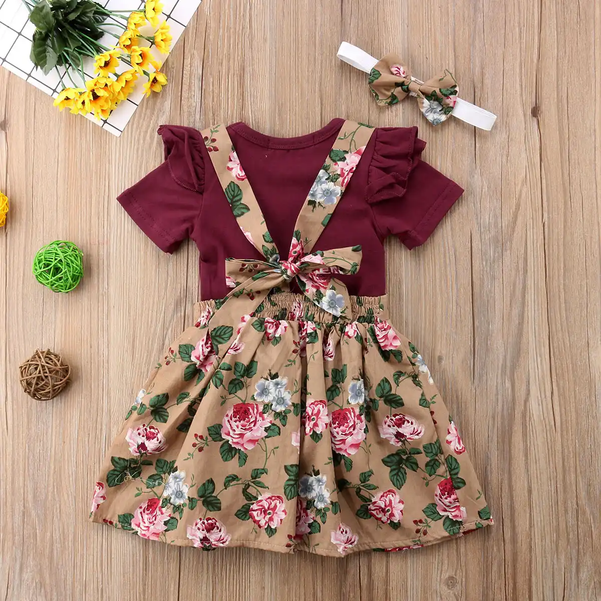 floral baby dress