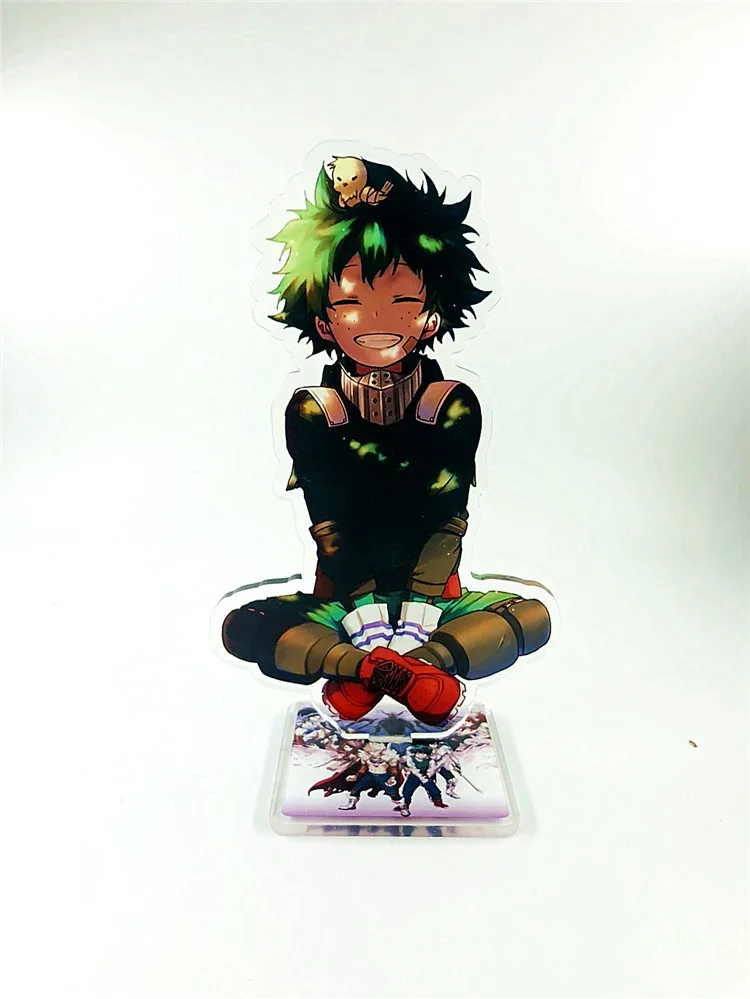 Аниме My Hero Academy брелок Bakugou Katsuki Midoriya Izuku милый забавный мультфильм kawaii акриловый ювелирный брелок - Цвет: 6