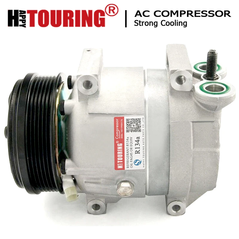 

AC Compressor for Chevrolet Aveo L4 1.6L 2004 2005 2006 2007 2008 1521525 95966588 96539389 96618810 95234615 1521526 1522238