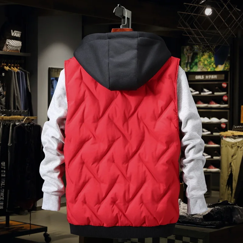 

Vest Men's Loose-Fit Autumn & Winter Men Plus-sized Cotton Waistcoat Cotton Overcoat Fashion Man New Products Trend Waistcoat