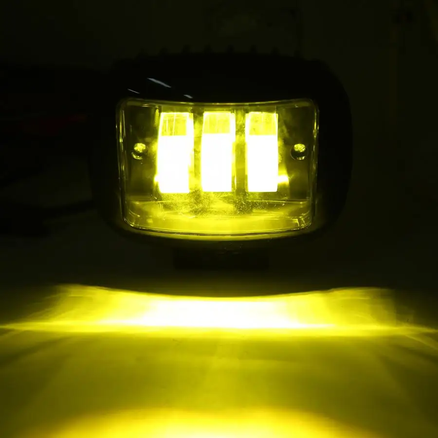 Автомобили универсальный 30 Вт светодиодный осветительный прожектор рабочий свет фары автомобиля модифицированное дополнение Автомобиль Стайлинг желтый свет