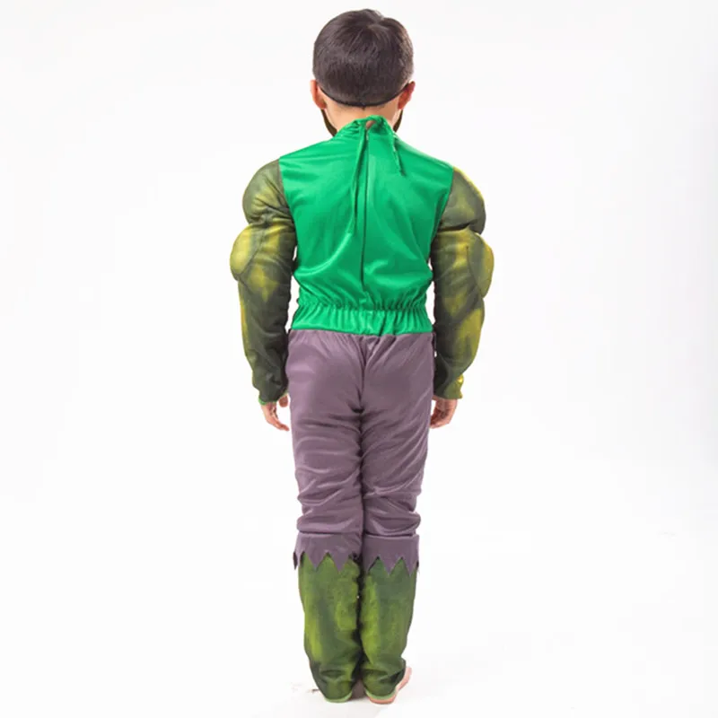 4-12Y Boys Hulk Muscle Cosplay Clothing Kids Halloween Carnival Animation Carnival Costumes Gift Mask 4-12Y Boys Hulk Muscle Cosplay Clothing Kids Halloween Carnival Animation Carnival Costumes Gift Mask