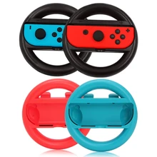 2 pçs esquerda & direita jogo volante controlador alça titular aperto para nintendo switch joy-con controlador gamepad aperto de mão