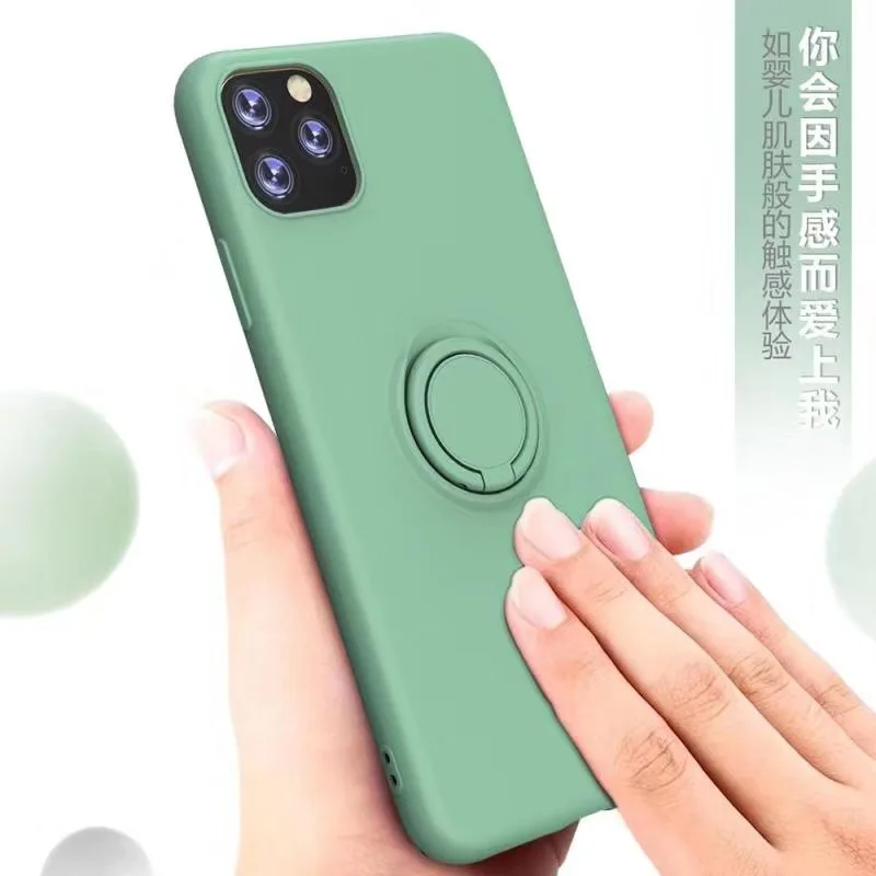 Для iPhone 11 11Pro 11 Pro Max для iPhone XS Max XR X 6S 7 8 противоударный Держатель Силиконовый Мягкий ТПУ чехол для телефона сумка для iPhone 11