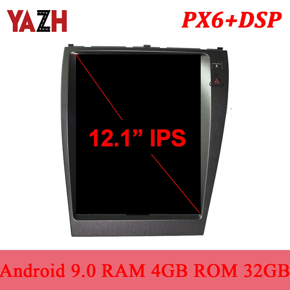 YAZH Android 9.0 Auto Radio Player For Lexus ES350 ES300 ES330 2006-2012 Bluetooth 5.0 DSP Head Unit 12.1\