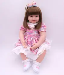 61 см Моделирование bebe reborn Принцесса Кукла Детская лучшая компания отправить день рождения Рождественские подарки лучший выбор