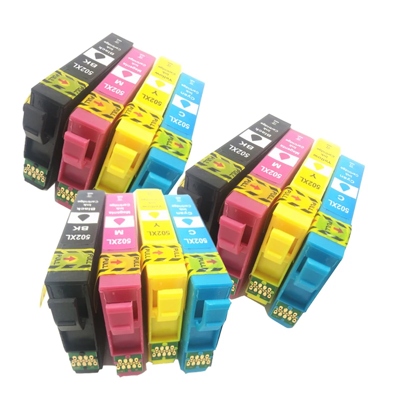 

vilaxh T502 Ink Compatible for Epson T502XL for Expression XP-5105 XP-5100 WorkForce WF-2860DWF WF-2865DWF XP5105 WF-2860