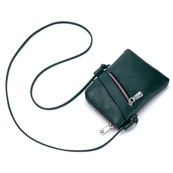 

Genuine Cow Leather Casual Women Handbags Korean Single Zipper Solid Messenger Bags Soft Phone Pocket Crossbody Female Box Bag