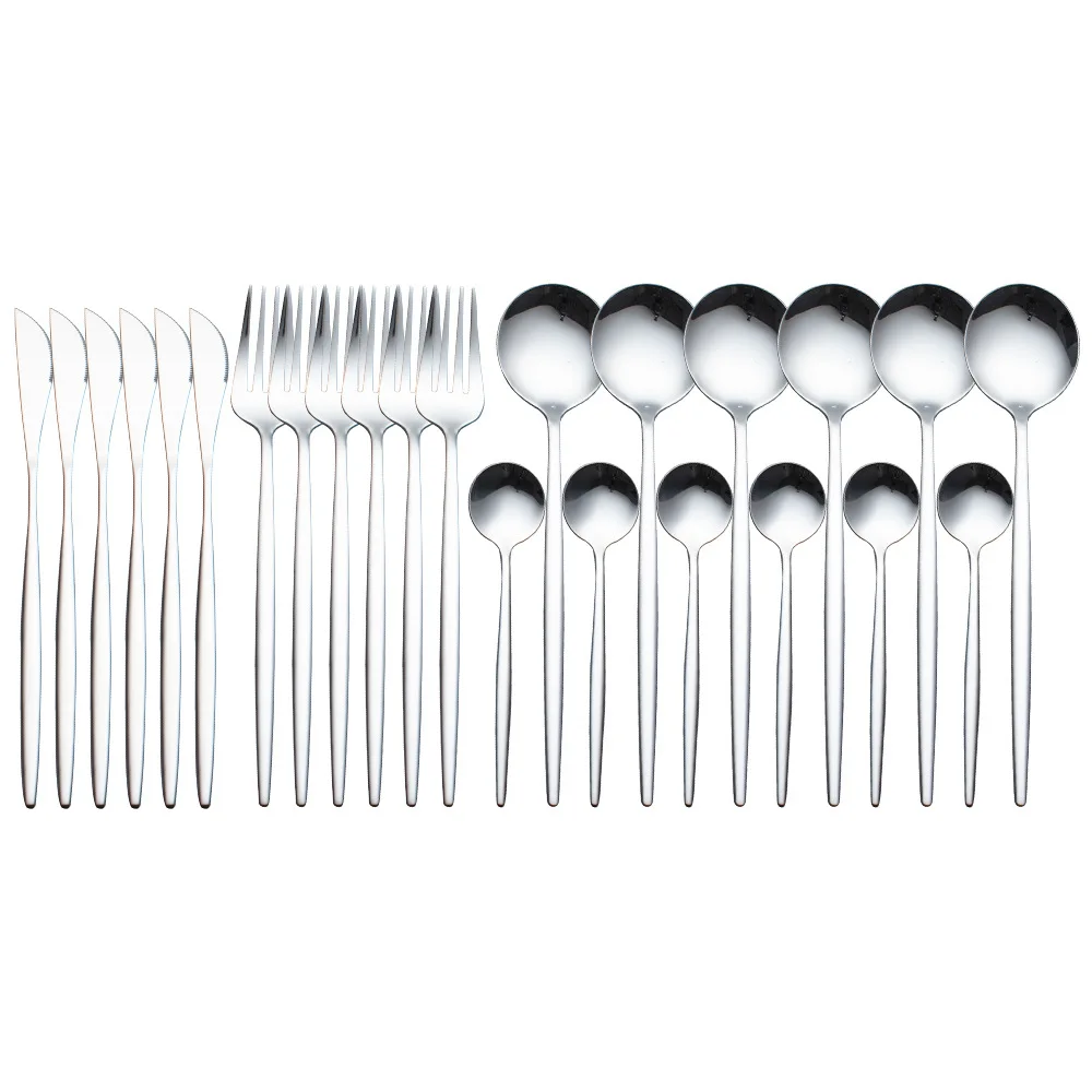 24pcs silver