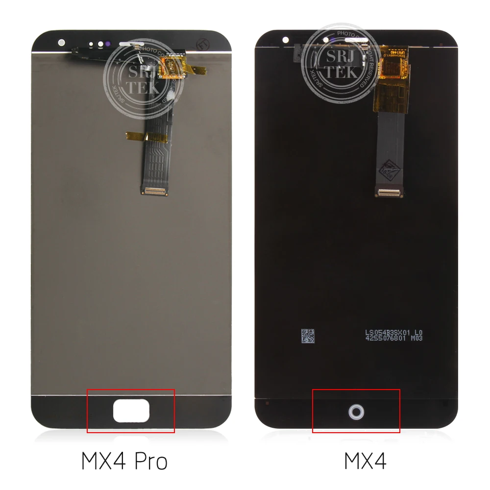 SRJTEK для Meizu MX4 Pro телефон ЖК дисплей + дигитайзер сенсорный экран Стекло 5 &quotЧерный