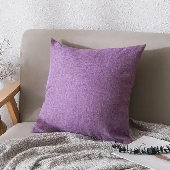 

Solid Color Pillow Case 45*45 Soft Linen Throw Pillow Cases Pillow Cover Pillowcases Decorative Pillows Home Body Pillow