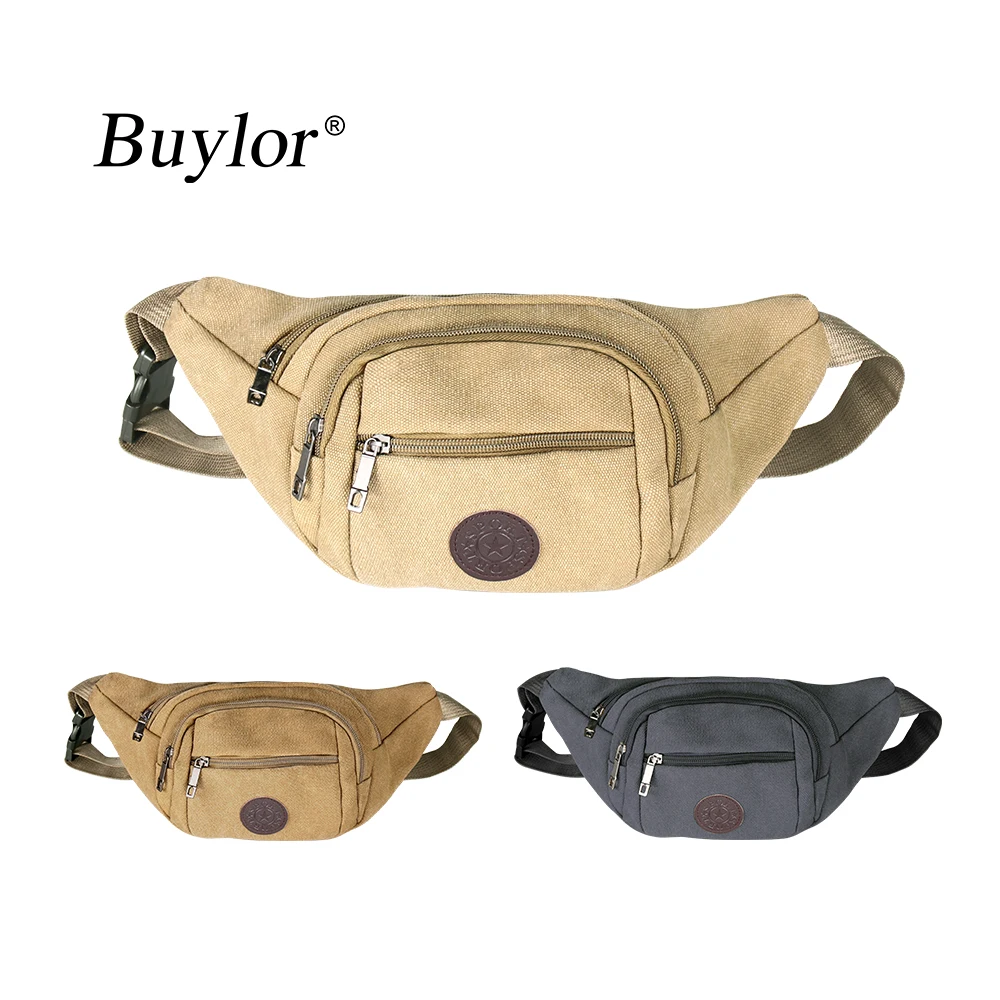 Bum-Bag Fanny-Pack Canvas Banana Phone-Pounch Sports Fashion Women Travel Hot Casual