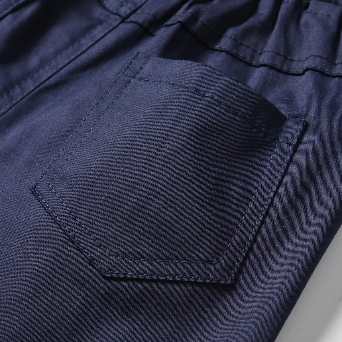 New Style Europe And America Child Pants Shorts Summer BOY'S Tatting Twill Dinosaur Casual Pants Elastic Pants