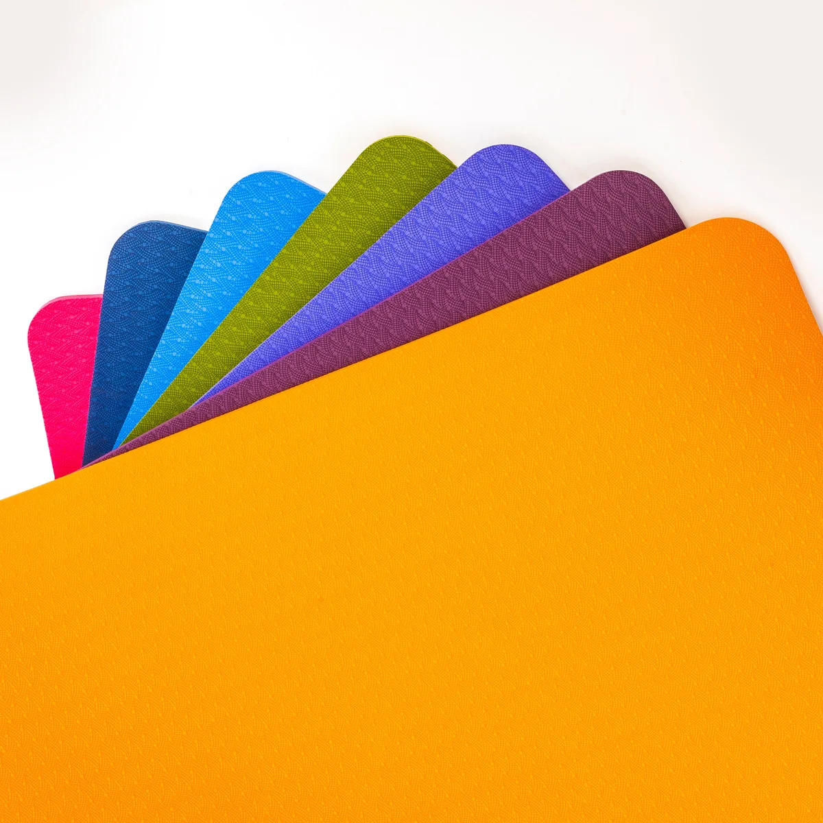 

Environmentally Friendly Yoga Mat TPE 6 Mm Solid Color Yoga Mat Environmentally Friendly Anti-slip Customizable Logo