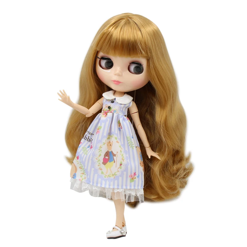 ICY Fortune Days factory blyth кукла натуральная кожа шарнир тела глянцевый светильник для лица золотые кудри волосы DIY sd Подарочная игрушка