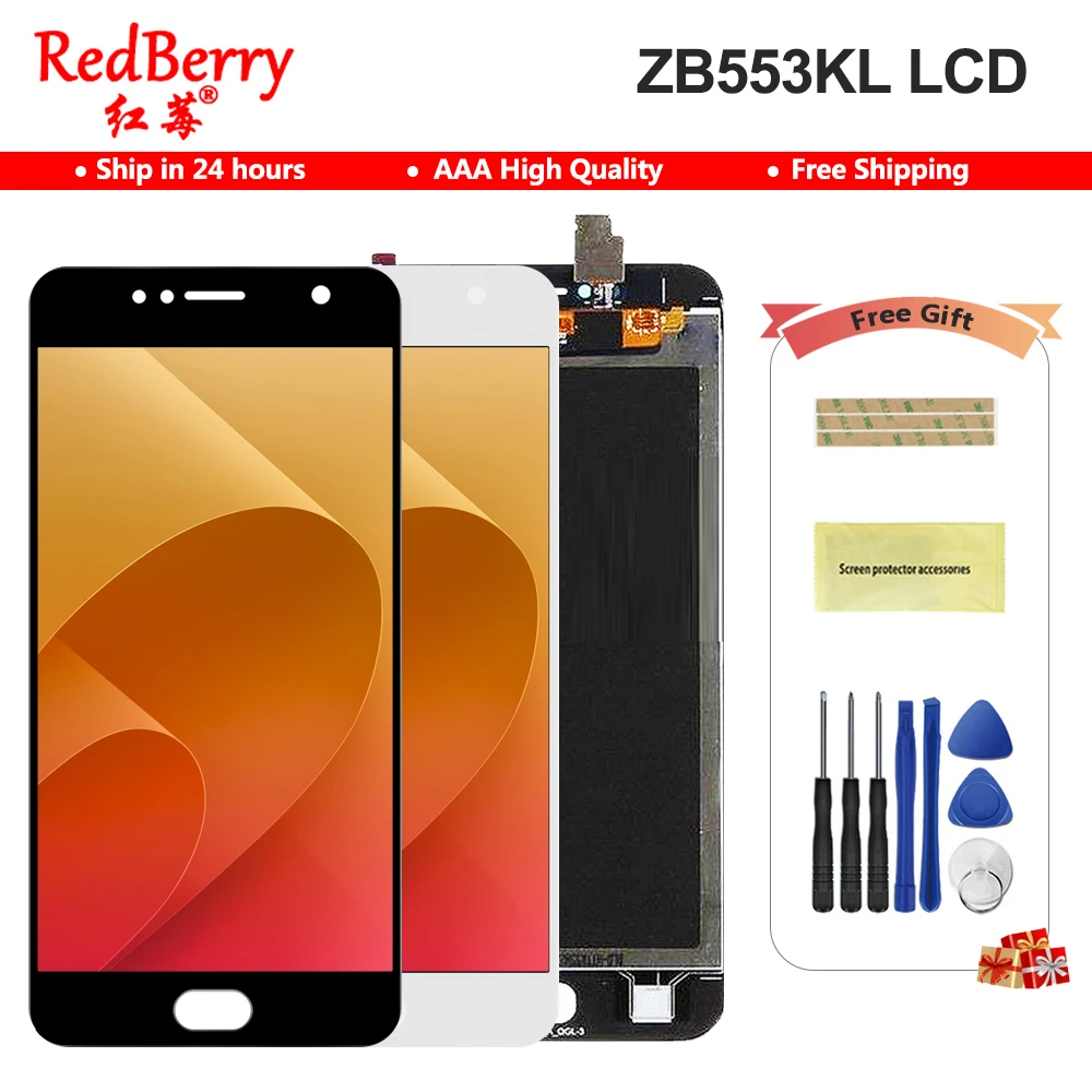 ЖК-экран для Asus Zenfone 4 selfie ZB553KL X00LD X00LDA сенсорная панель дигитайзер в сборе дисплей