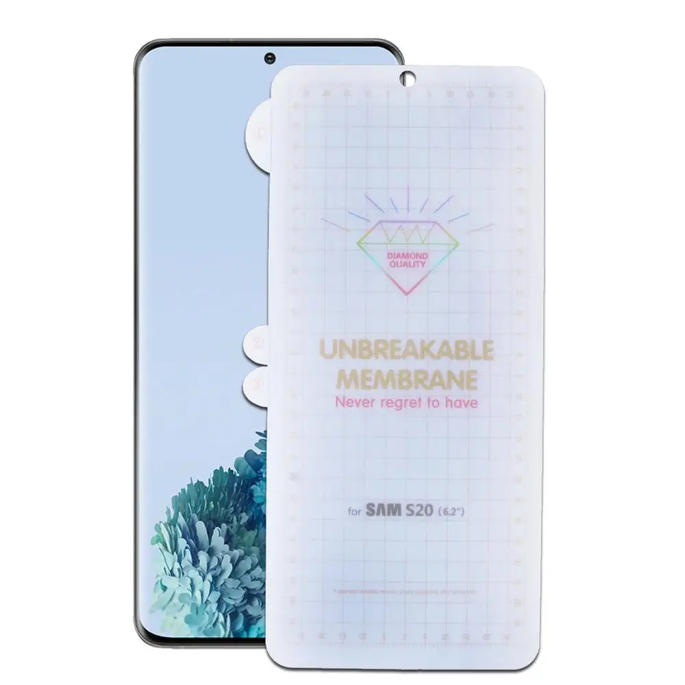 Защитная пленка для экрана из ТПУ 0 15 мм Samsung Galaxy S21 S8 S9 S10 S20 Note 8 9 20 Plus мягкая