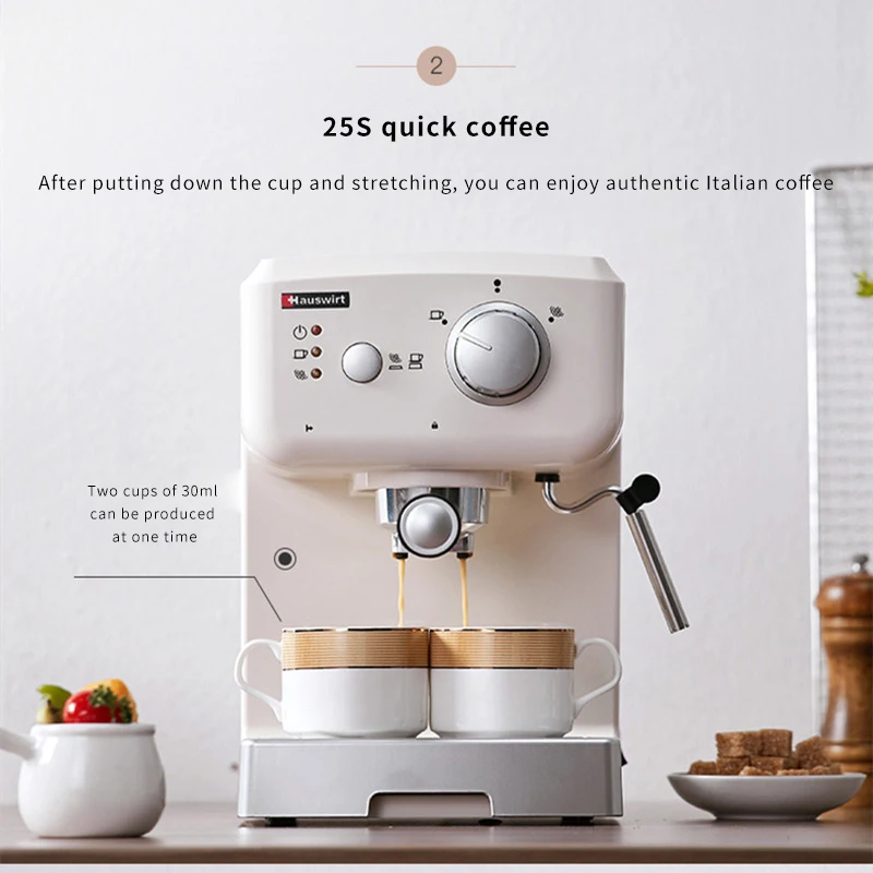 Home Espresso Machine Small Semi-automatic Retro Coffee Machine Latte Art  Steam Milk Frother Coffee Accessories Coffee Set - Coffee Makers -  AliExpress