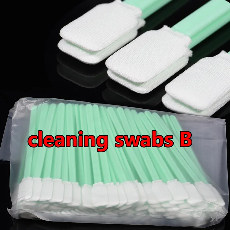 cleaning swabs B Чистящая палочка для Epson/Roland/Mimaki/Mutoh LargeFormat печатающая головка для принтера - Цвет: cleaning swabs B