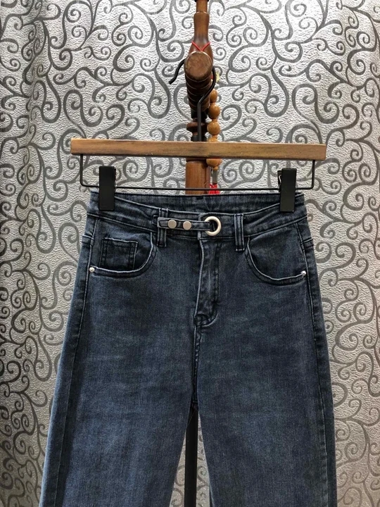 casual women's New pants with irregular buckle decoration in early autumn 1007