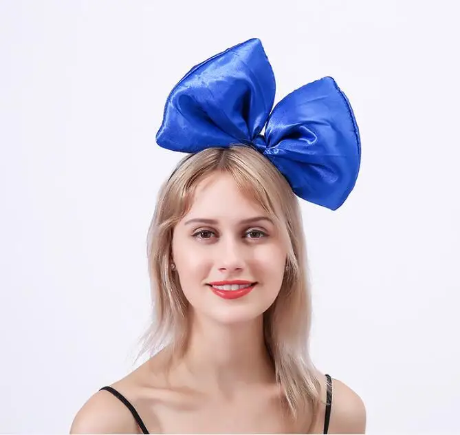 30 шт./лот DIY простой мульти ткани негабаритных бантом повязки для волос преувеличенные милые повязки для волос Инструменты для укладки волос аксессуары HA1481