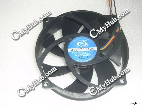 Для JETA JT9225H12C DC 12 В 9525 A 9 5 см 95 мм 95x95x25 4 контактный проводной охлаждающий