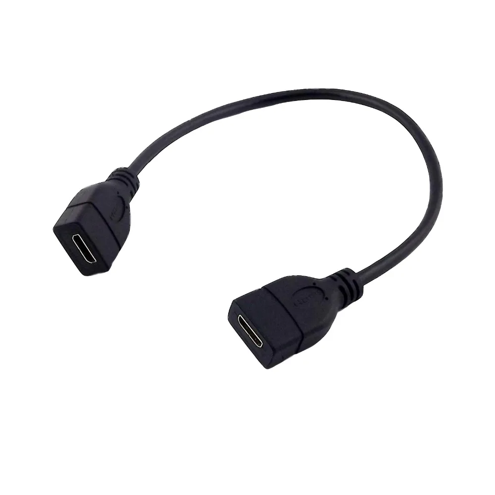 1x1080 P Mini HDMI type C Женский Разъем монитора кабель-адаптер 30 см