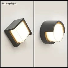 Открытый светодиодный настенная Люстра для особняка ворота наружные настенные лампы лестничный пролет коридор лампа настенная лампа для балкона