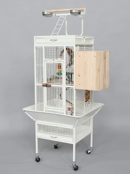 

Luxury and practical large parrot cage bold type bird cage large