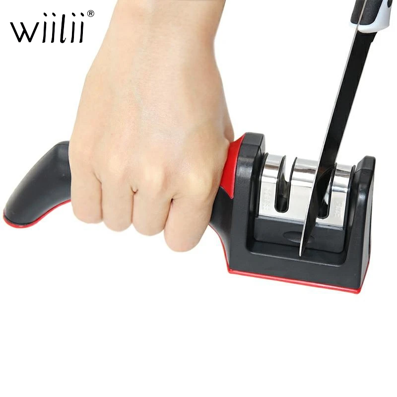 Профессиональная точилка для ножей кухонная 2 стадии точильный камень