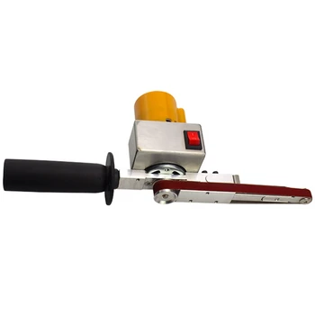 

Handheld Electric Belt Sander Mini Sanding Machine Angle Grinder with Sanding Belt for Sanding Polishing Micro- Polishing Machin