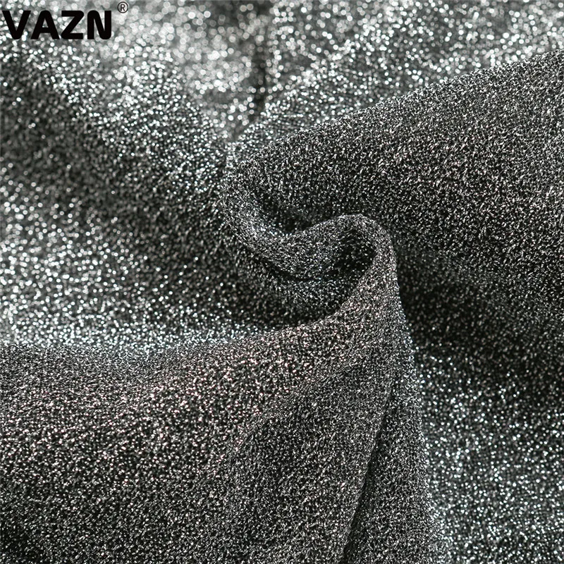 VAZN, горячее предложение, открытая спина, волнистое, сексуальное, Клубное, неопрятное, модное, без бретелек, короткий рукав, высокая талия, женское, тонкое, миди платье
