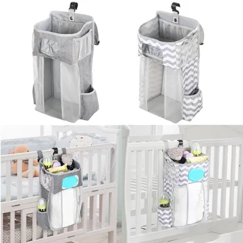 

Diaper Stacker Hanging Diaper Storage Bags Nursery Organizer for Changing Table Crib or Wall Baby Shower Gifts