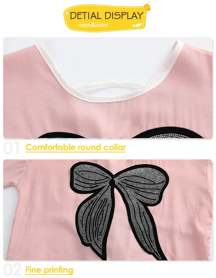Fashionable Girl Loose Blouse Clothes Set Girls Cute Summer Fashion 2Pcs Kid Clothing Set Outfits For Girls