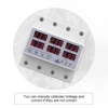 3 Phase 380V Din rail Voltmeter Ammeter adjustable Over and Under Voltage current limit protection Monitor Relays Protector ► Photo 3/6